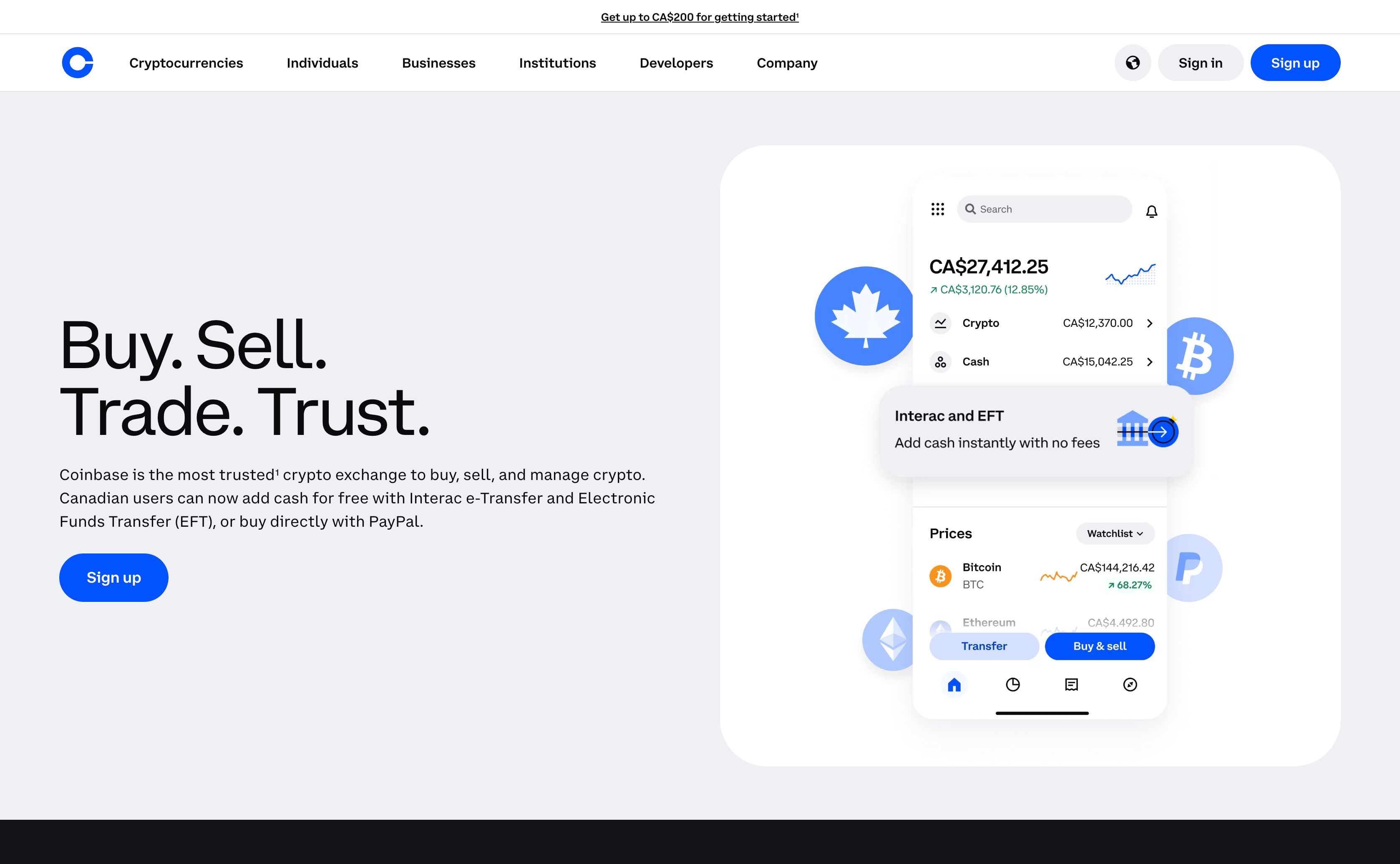 Coinbase USDC POS screenshot